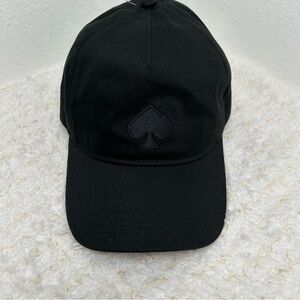 Kate Spade New York Black Cap with Spade Logo